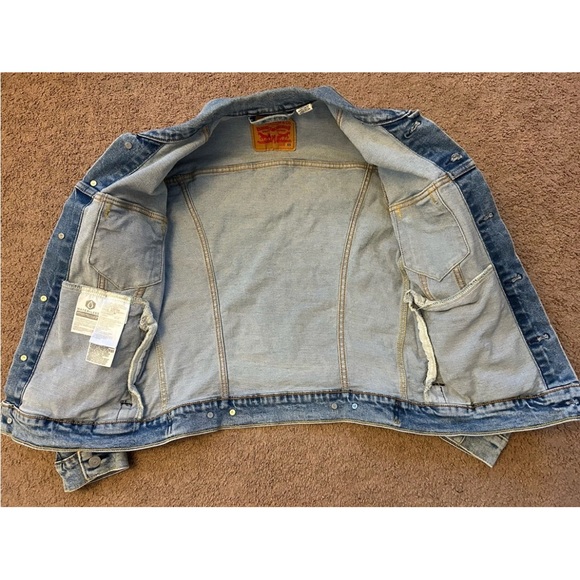 Levi's Blue Denim Jacket Women size XS - Picture 2 of 3
